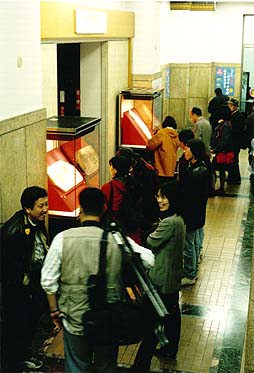 中華竜鳥（シノサウロプテリクス）展示光景